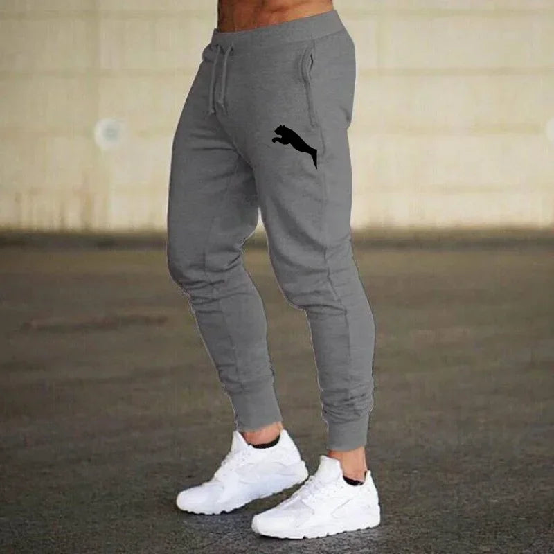 2024 Spring summer men's casual pants fitness jogging pants Harajuku street pants slim pants sports casual breathable thin pants