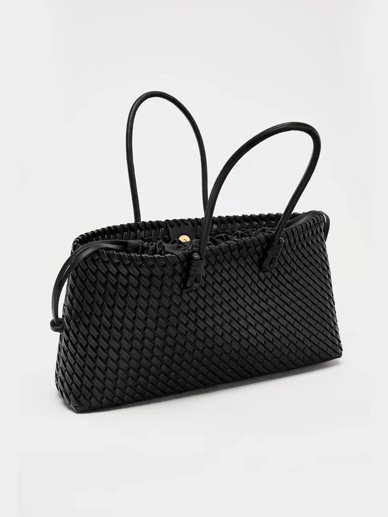 حقيبة كتف منسوجة جديدة للتنقل لعام 2025، أنيقة ومتعددة الاستخدامات، حقيبة حمل كبيرة الحجم للغاية