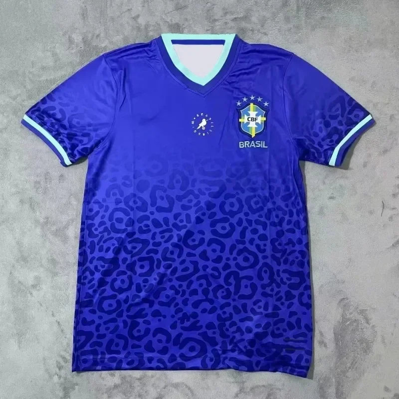 Men's Shirts New Hot-selling Brazilian Football Jersey And Leisure Thai Jersey Short Sleeve Quick-Dry Training Sports Unisex Top