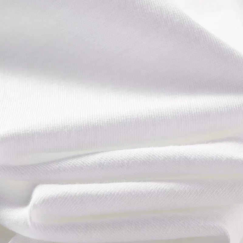 4 قطع 260 جرام ثقيل الوزن 100% قطن ماركة تي شيرت رجالي قصير الأكمام تي شيرت أبيض كاجوال قابل للتنفس برقبة مستديرة