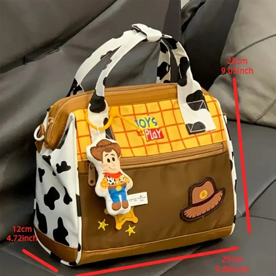 حقيبة يد ديزني توي ستوري بغطاء رأس باز لايتيير، حقيبة كتف لطيفة، حقيبة كروس بودي، حقيبة حمل كبيرة السعة