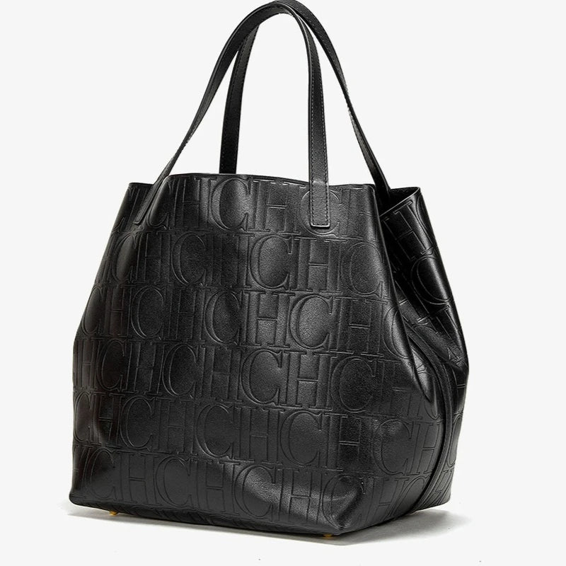 حقيبة يد كارولينا هيريرا بسيطة بتصميم ريترو، لون سادة، متعددة الاستخدامات، خفيفة الوزن، فاخرة للنساء