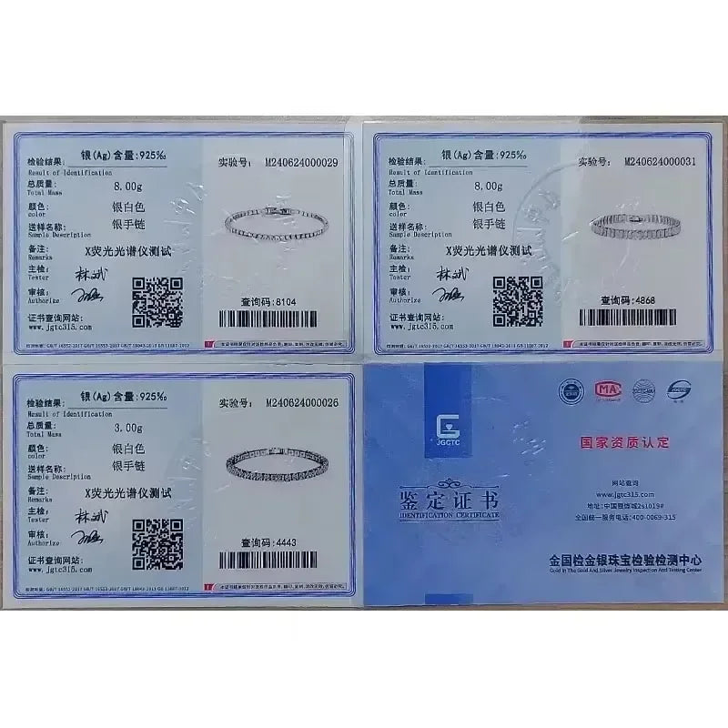 سوار تنس فضي 925 عالي الجودة، أزياء هيب هوب رائعة، تصميم أصلي للرجال والنساء، هدية مجوهرات السوار