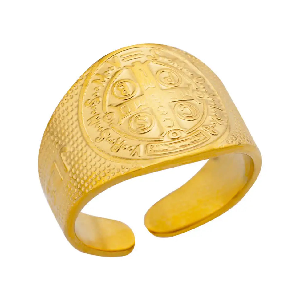 40 خاتمًا أنيقًا للنساء، خواتم من الفولاذ المقاوم للصدأ، خواتم كلاسيكية ذهبية اللون قابلة للتعديل، مجوهرات زفاف أنيقة، هدية، شحن مجاني