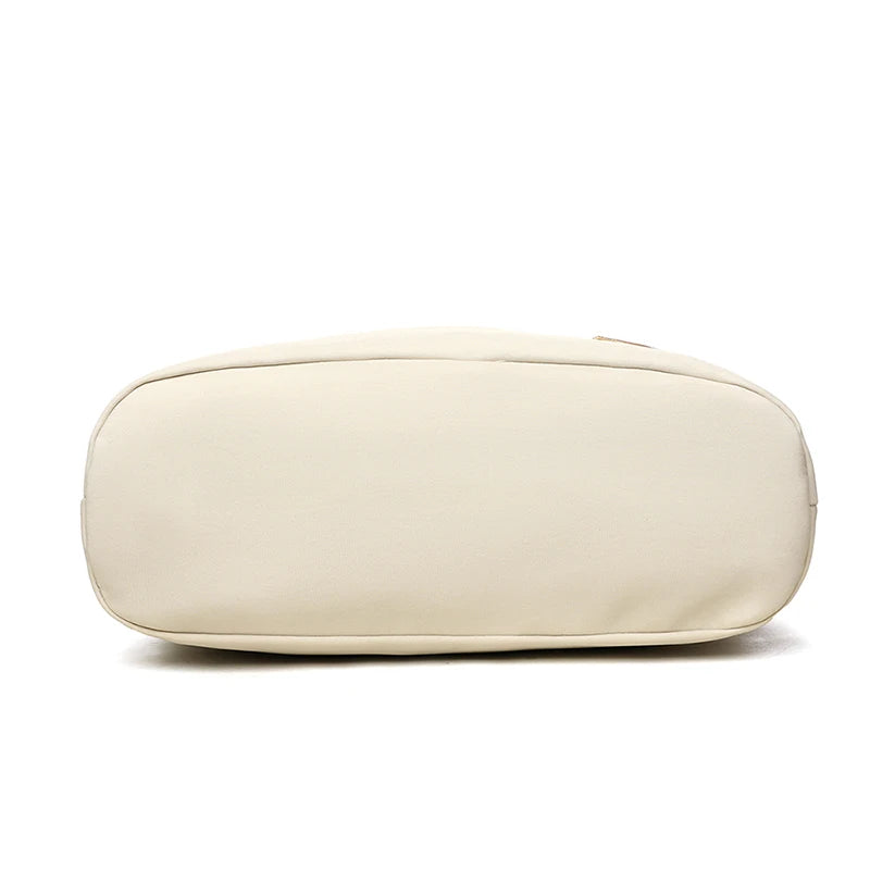 حقيبة نايلون خفيفة الوزن متعددة الطبقات من البوليستر بسعة كبيرة للسيدات، كاجوال، مقاومة للماء، محمولة، عصرية، حقيبة واحدة