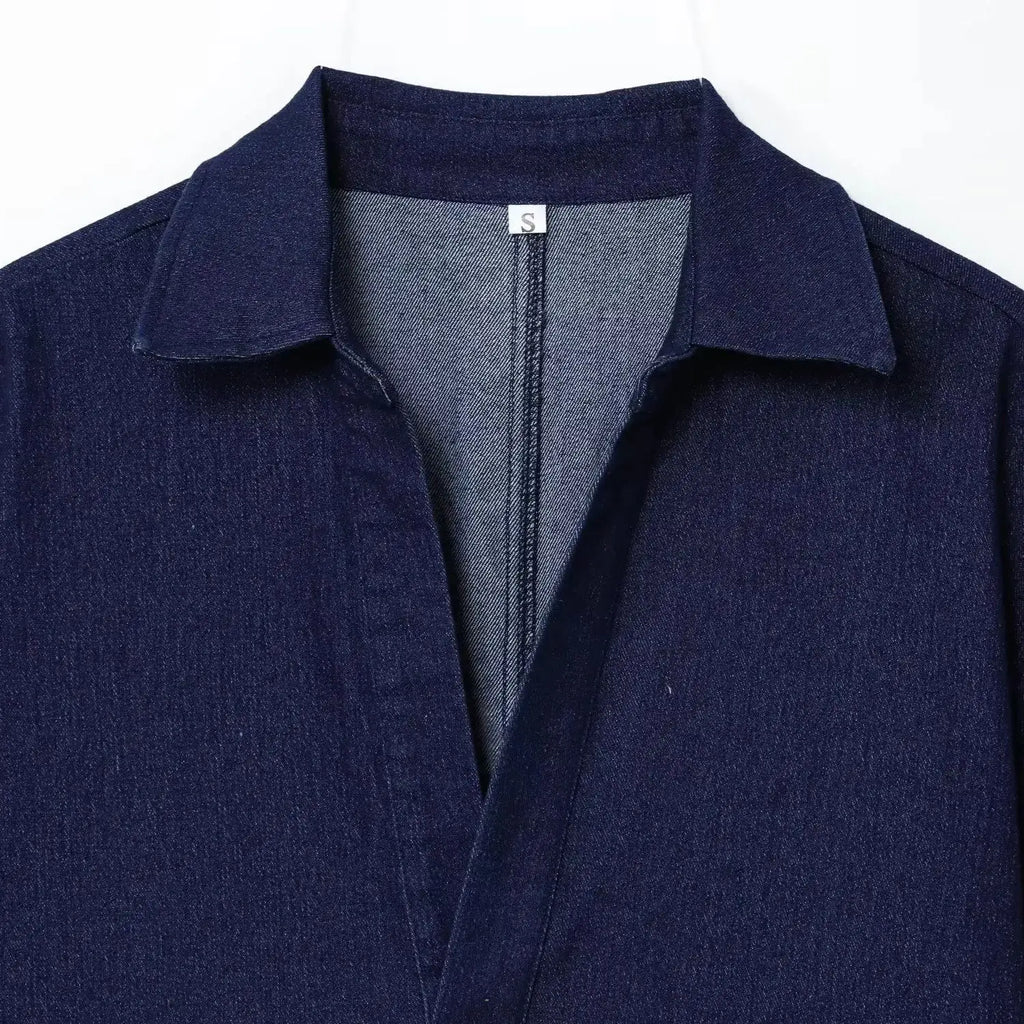 قميص بولو جينز عصري جديد من DiYiG WOMAN 2025، مناسب لجميع الأوقات، بأكمام قصيرة، تي شيرت فضفاض، توب نسائي