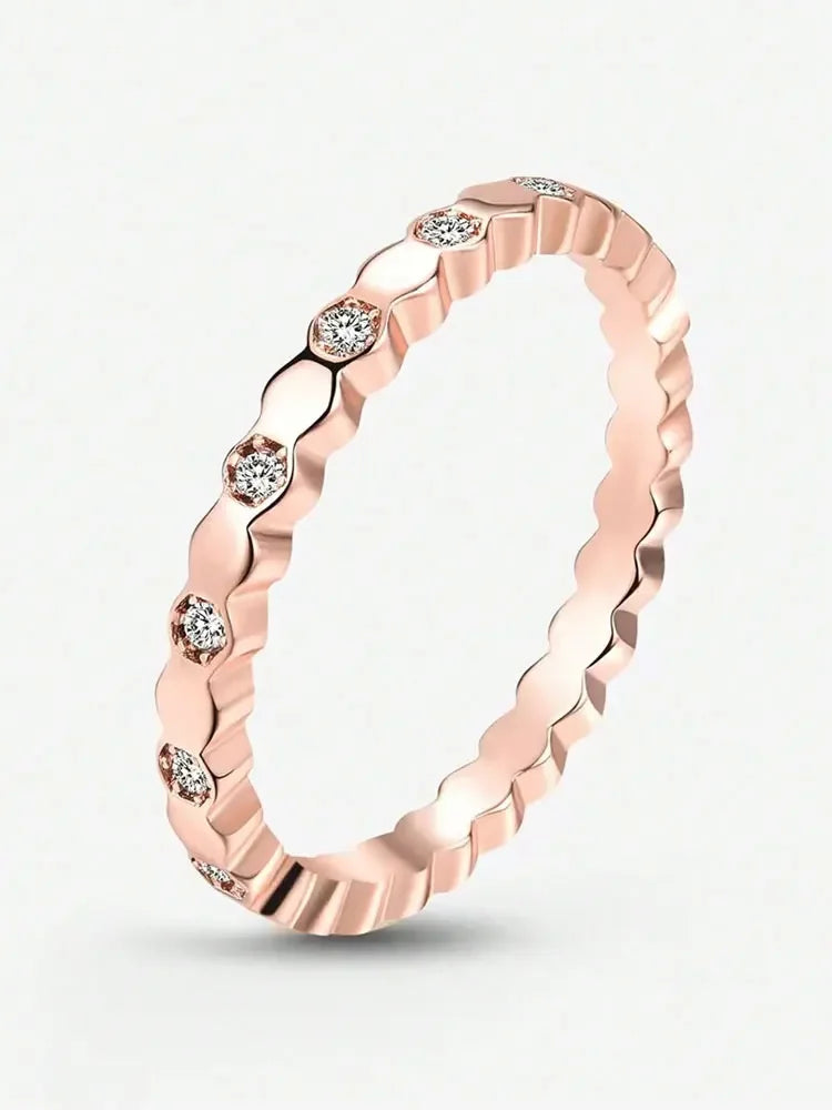 خواتم فضة إسترليني عيار 925 مرصعة بالزركون بتصميم هندسي عتيق للنساء، هدية مثالية للارتداء اليومي والحفلات، إكسسوارات مجوهرات فاخرة عالية الجودة