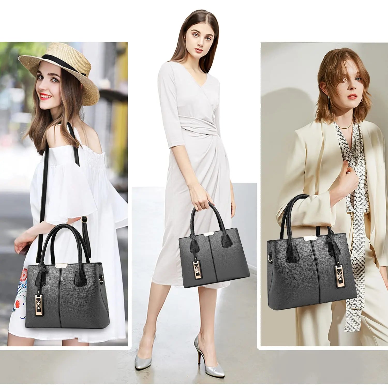 حقائب يد نسائية جلدية من ماركات عالمية شهيرة، حقائب يد فاخرة جديدة للسيدات zwq