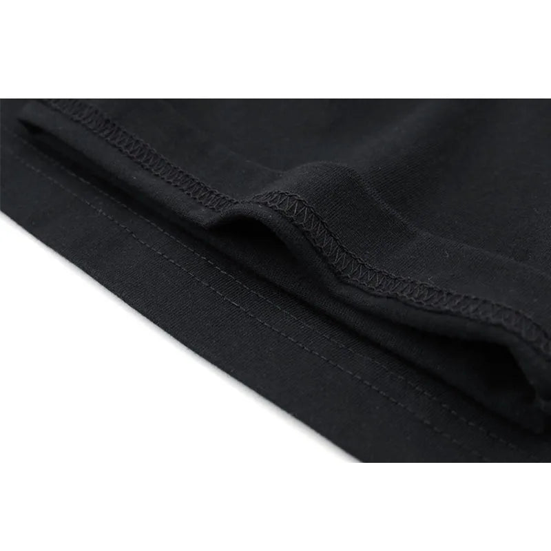 تيشيرت رجالي قطن 100%، كاجوال، بطبعة ساعة رياضية مرحة، فضفاض، بياقة دائرية، مناسب للصيف، بأكمام قصيرة.