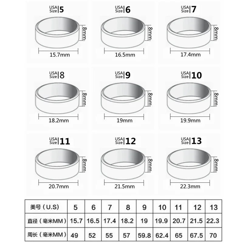 HNSP 316L Stainless Steel Round Smooth Ring For Men Male 2025 New Finger Jewelry Accessories