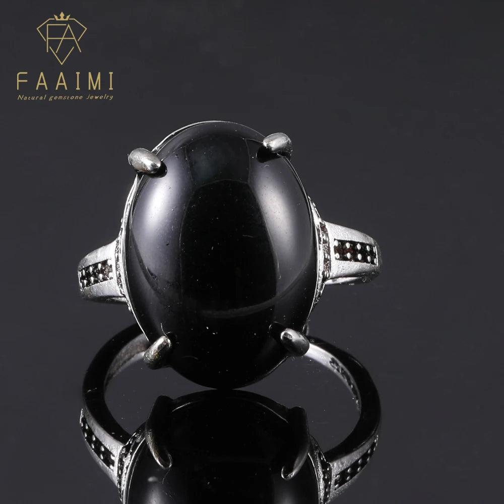 100% natural gemstone tiger-eye Retro style adjustable ring copper-plated silver ring for women men jewelry gift