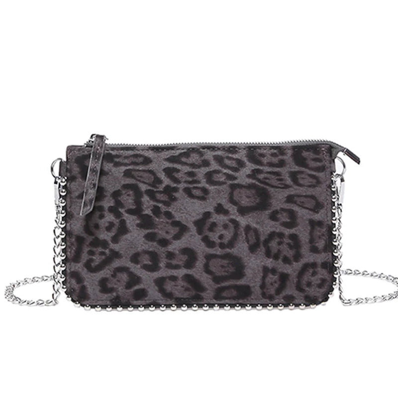 حقائب كروس بودي بتصميم بلون واحد للنساء، سلسلة أنيقة، محفظة للهاتف المحمول، حقيبة كتف أنيقة، حقيبة كتف رئيسية للنساء