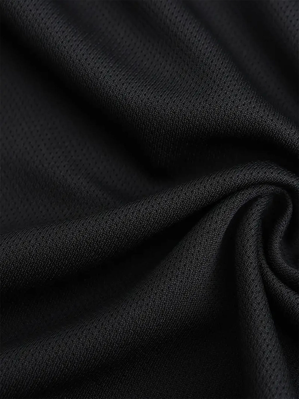 قميص رياضي رجالي أسود بأكمام طويلة ورقبة دائرية مكون من 5 قطع، سريع الجفاف، ملابس رياضية للياقة البدنية، ملابس رياضية خارجية غير رسمية، شكل الجسم