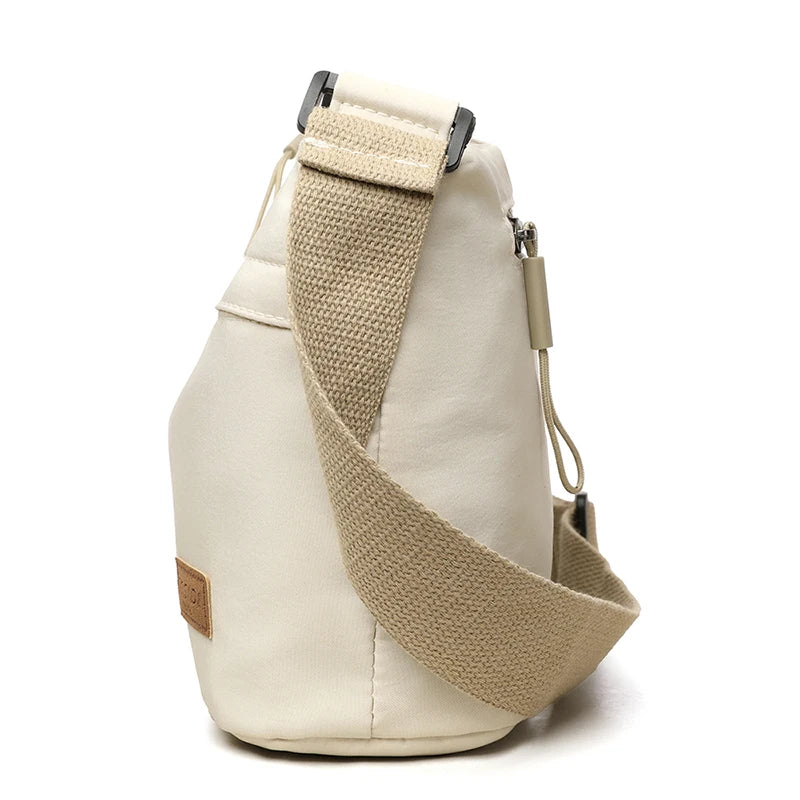 حقيبة نايلون خفيفة الوزن متعددة الطبقات من البوليستر بسعة كبيرة للسيدات، كاجوال، مقاومة للماء، محمولة، عصرية، حقيبة واحدة