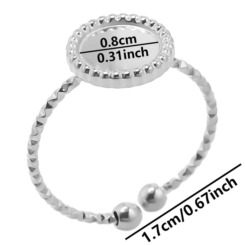 5 قطع من الخواتم الرقيقة المصنوعة من الفولاذ المقاوم للصدأ، إكسسوارات مجوهرات نسائية، خواتم مفاصل الأصابع، هدية مجوهرات عصرية للفتيات، لا يتغير لونها أبدًا