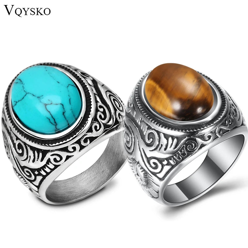 خاتم رجالي فاخر مرصع بالعقيق الأسود، مصنوع من التيتانيوم الصلب، بتصميم كلاسيكي أنيق، مثالي كهدية أو هدية مميزة للرجال. مناسب للحفلات والمناسبات الخاصة. خدمة التوصيل المباشر متوفرة.