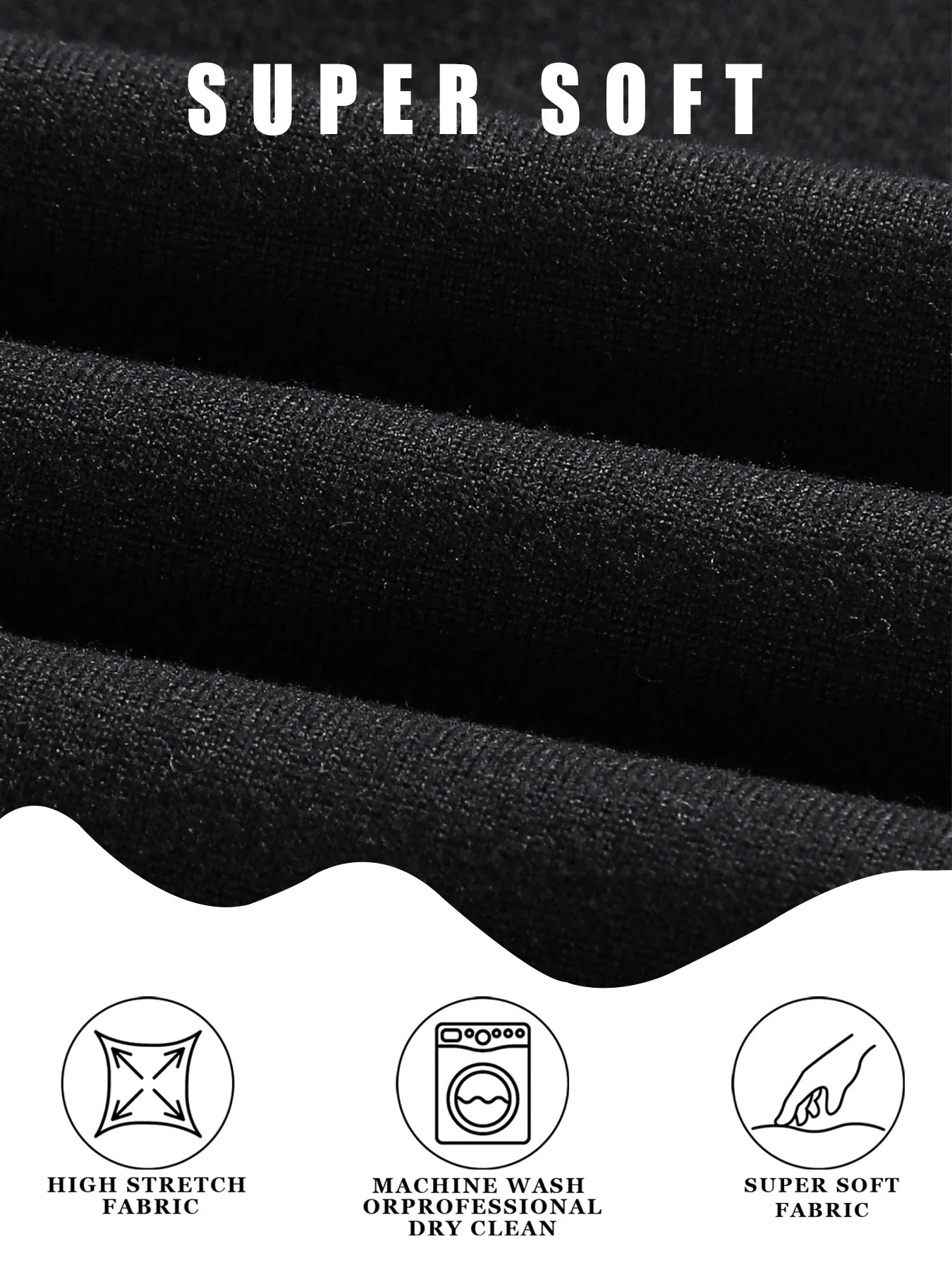 طقم من ٣ قطع ملابس رياضية نسائية بياقة عالية وأكمام طويلة. مريحة للغاية، قابلة للتمدد، لون سادة، كاجوال، مناسبة للتمرين والجري واليوغا.