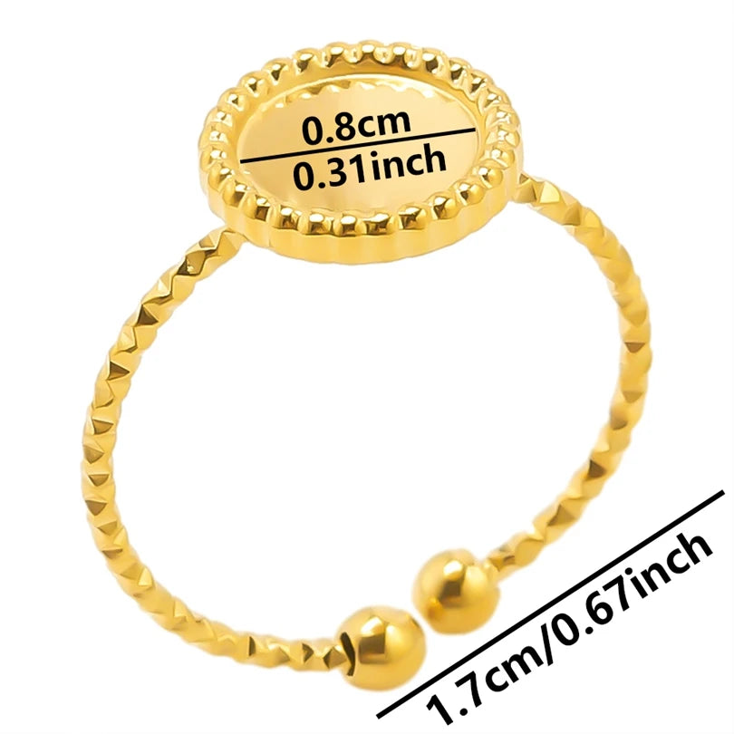 5 قطع من الخواتم الرقيقة المصنوعة من الفولاذ المقاوم للصدأ، إكسسوارات مجوهرات نسائية، خواتم مفاصل الأصابع، هدية مجوهرات عصرية للفتيات، لا يتغير لونها أبدًا