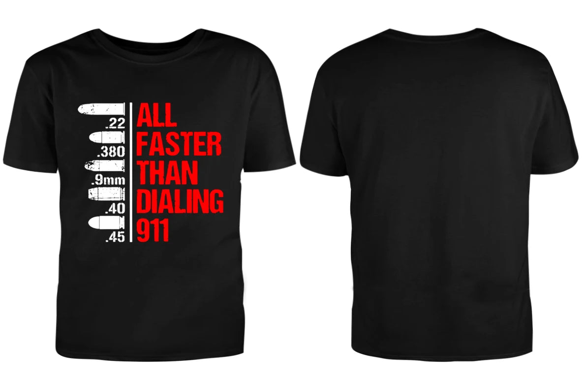 تي شيرت رجالي من LE Barrett Firearms مصنوع من القطن مطبوع عليه صورة بندقية على الوجهين، للرجال والنساء، تي شيرتات برسومات جرافيكية