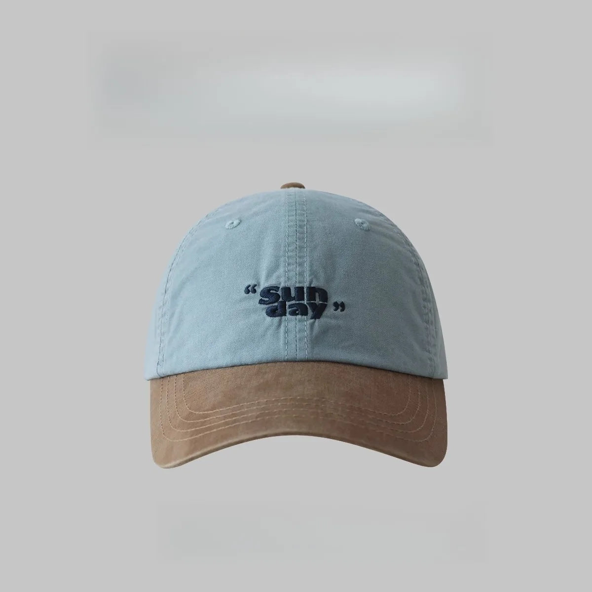 قبعة منقار البط بتصميم منقوش بألوان صغيرة، قبعة رياضية خارجية كورية أنيقة، قبعة بيسبول ناعمة للرجال والنساء