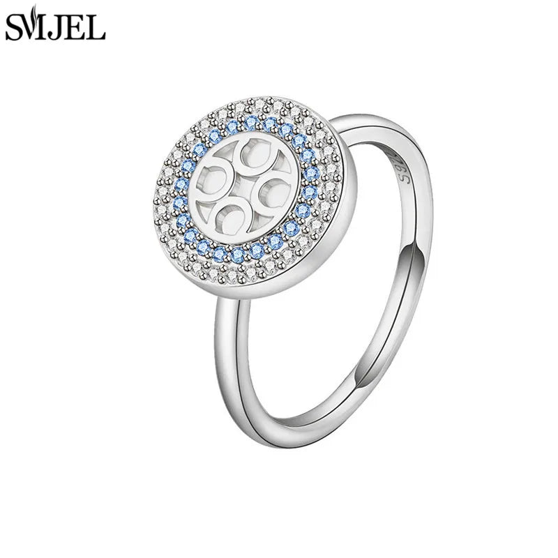 خواتم فاخرة دوارة على شكل حيوانات لتخفيف التوتر للنساء، خواتم دوارة لطيفة على شكل زهرة وقلب ويعسوب، خاتم مضاد للتوتر، مجوهرات زفاف