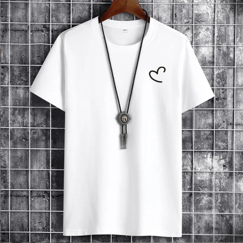 تيشيرت رجالي عصري لعام 2024، تيشيرت سريع الجفاف، ملابس الشارع، ياقة دائرية، أكمام قصيرة، تيشيرت كاجوال واسع، تيشيرتات مستوحاة من موضة الألفية الجديدة.