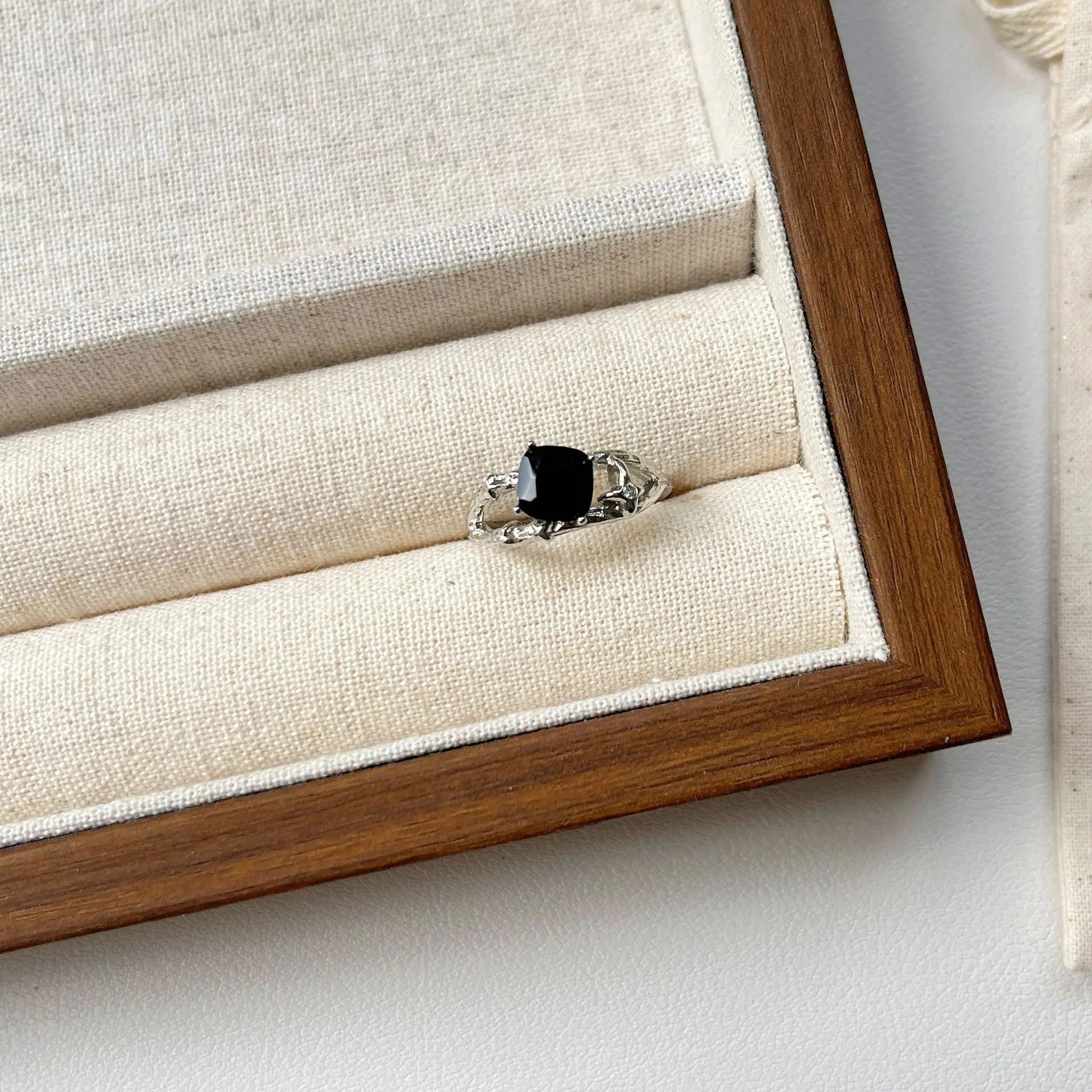 خاتم سام باندا من الفضة الإسترليني عيار 925 بتصميم هندسي مرصع بالكريستال للنساء، بيضاوي الشكل، بتصميم بانك مميز على شكل قطرة ماء، هدية مجوهرات، خدمة توصيل مباشرة