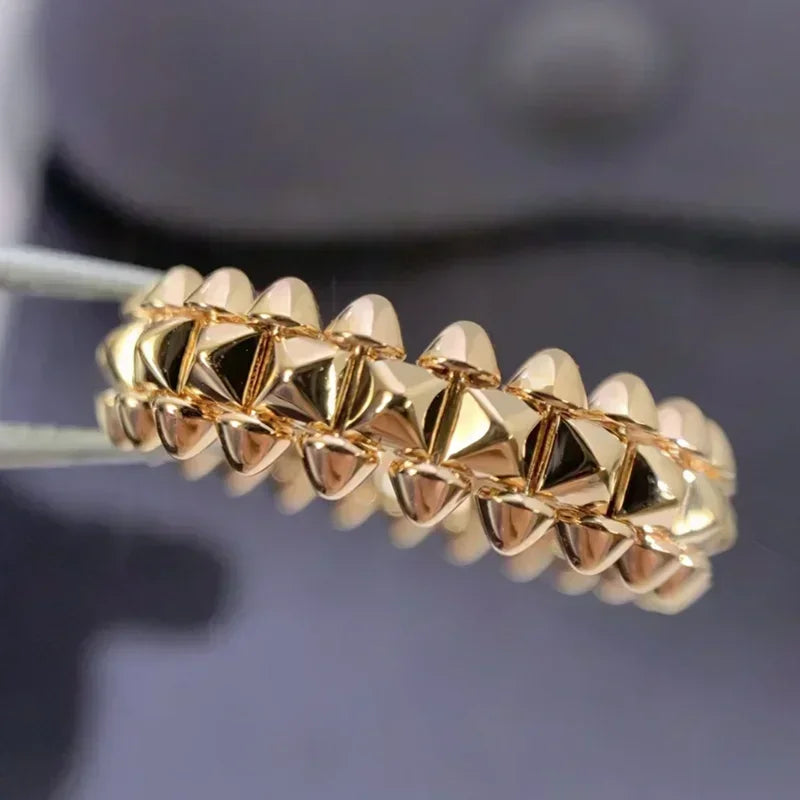 خاتم فضة S925، للرجال والنساء، كلاسيكي، أنيق، بسيط، عالي الجودة، بوب بانك، صديقة، عيد الحب، ارتداء يومي