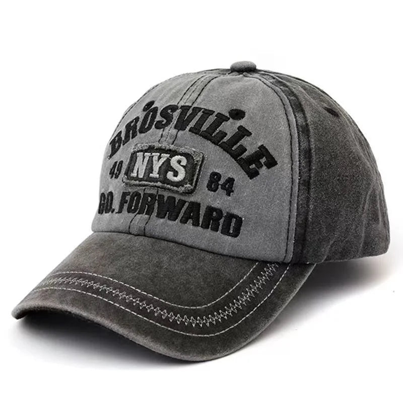 قبعات بيسبول مطرزة بحروف عتيقة للرجال والنساء مصنوعة من القطن المغسول وقابلة للتعديل، قبعات كاجوال هيب هوب وقبعات شمس مناسبة للشارع، قبعات Y2K
