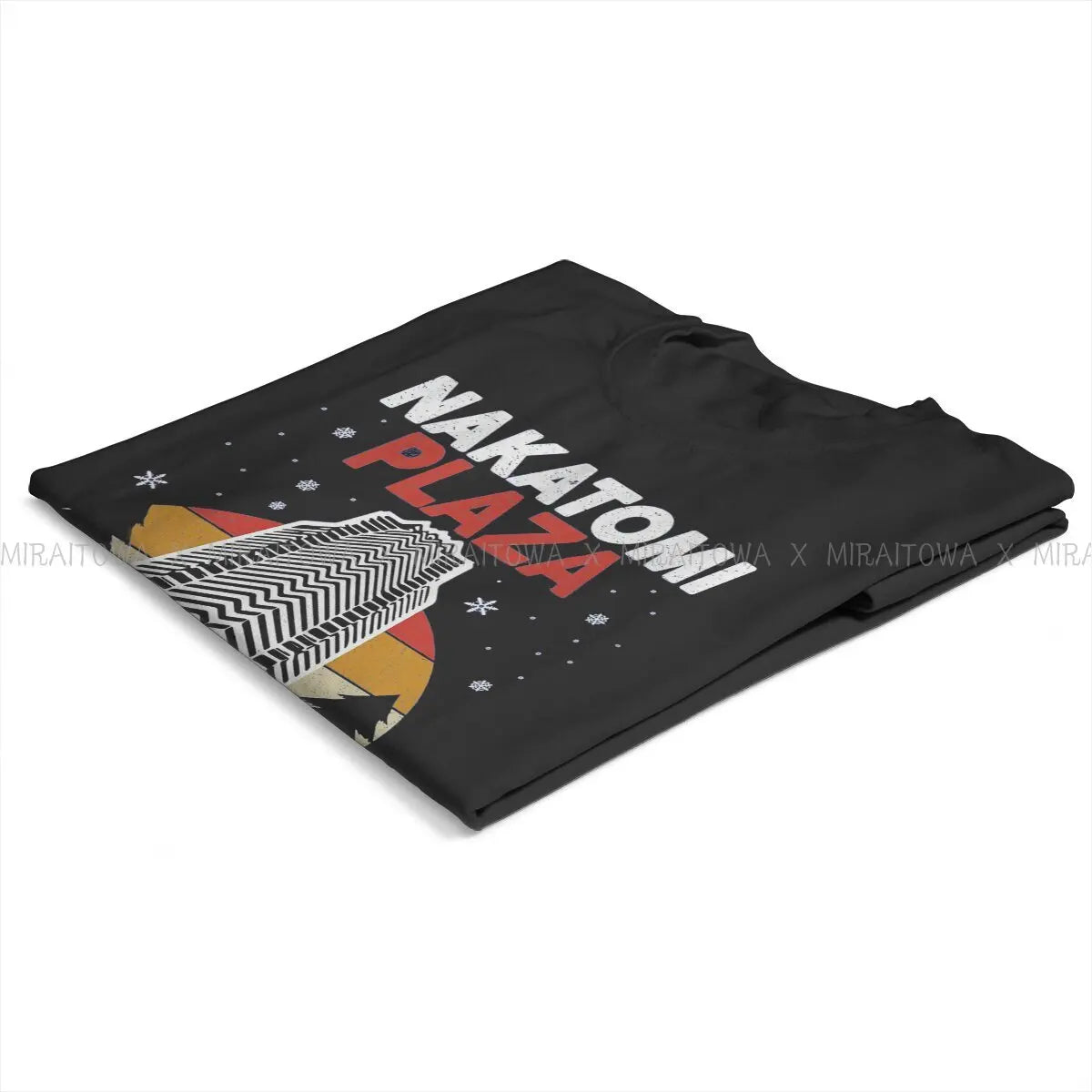 تي شيرت رجالي بتصميم فيلم Die Hard Christmas Party 1988 من Bruce Willis بتصميم إبداعي، تي شيرت أساسي من NAKATOMI PLAZA، هدايا أعياد الميلاد، ملابس الشارع