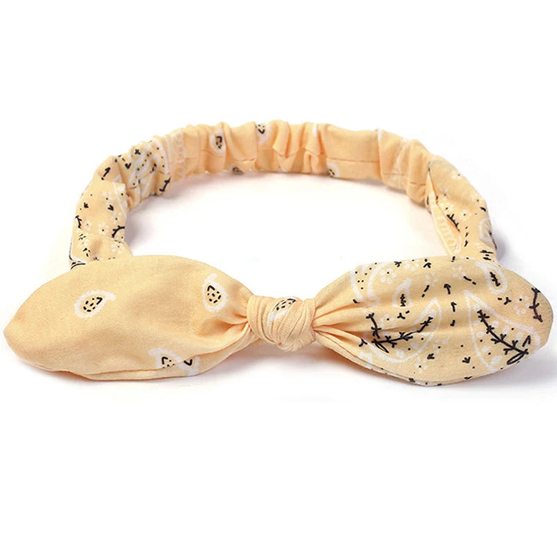 أطواق شعر جديدة ناعمة مطبوعة بألوان سادة للنساء بنمط بوهيمي، أطواق شعر مطاطية بتصميم عقدة متقاطعة عتيقة، عصابات رأس على شكل عمامة، أطواق شعر للبنات، إكسسوارات شعر