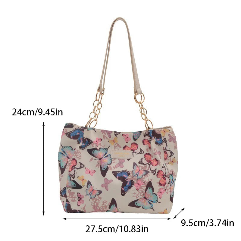 New Women's Bag Nylon Shoulder Bag Animal Printing Large Capacity Tote Bag For Teen Girls Gift