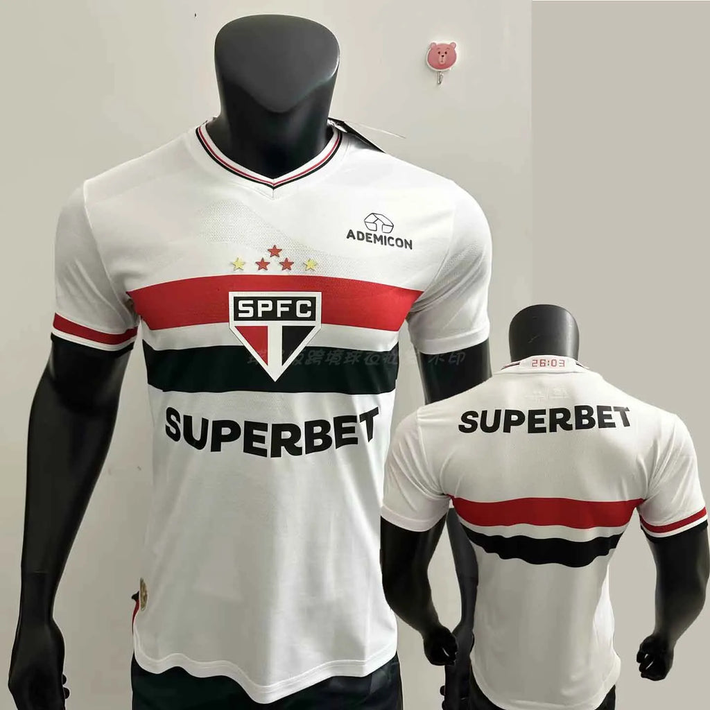 Motorsport Jersey Men Women Clothing Sao Paulo Jersey Breathable Quick Dry Flexible Oversized Casual Training Football T Shirt