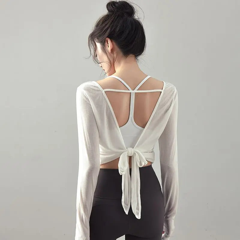 ملابس اليوغا، بلوزة بأكمام طويلة، جمال المرأة، حزام الظهر، ثوب التدريب الرياضي