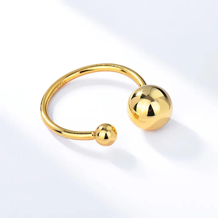 خاتم فينتفيل من الفضة الإسترليني عيار 925 للنساء والفتيات، هدية مثالية بتصميم ريترو عصري فريد من نوعه، مجوهرات هندسية غير متماثلة، خدمة توصيل مباشرة