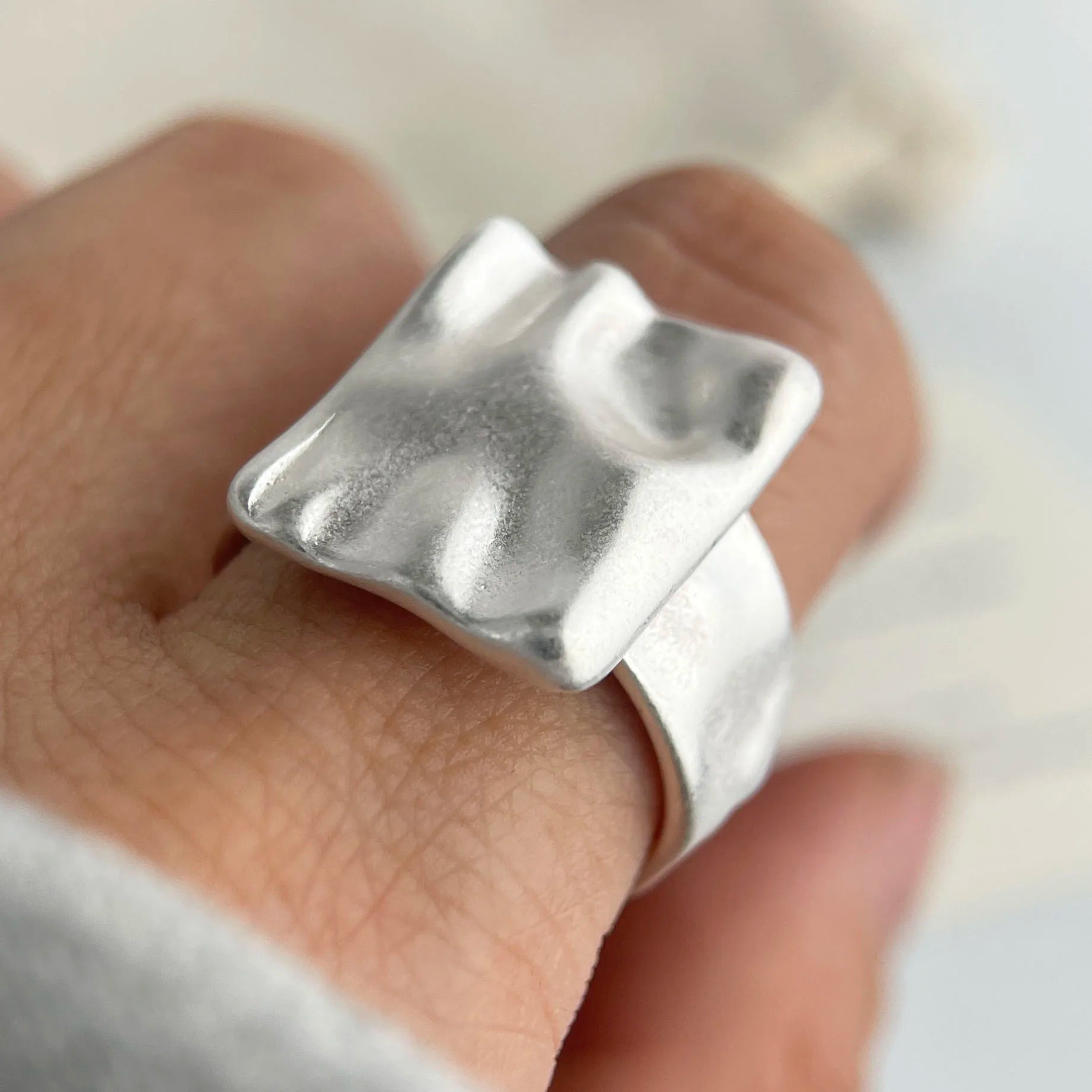 خواتم من الفضة الإسترليني عيار 925 للنساء والأزواج، بتصميم بسيط مصنوع يدويًا، مزينة بالزهور والأقواس والقلوب، هدية مجوهرات فاخرة، مضادة للحساسية.