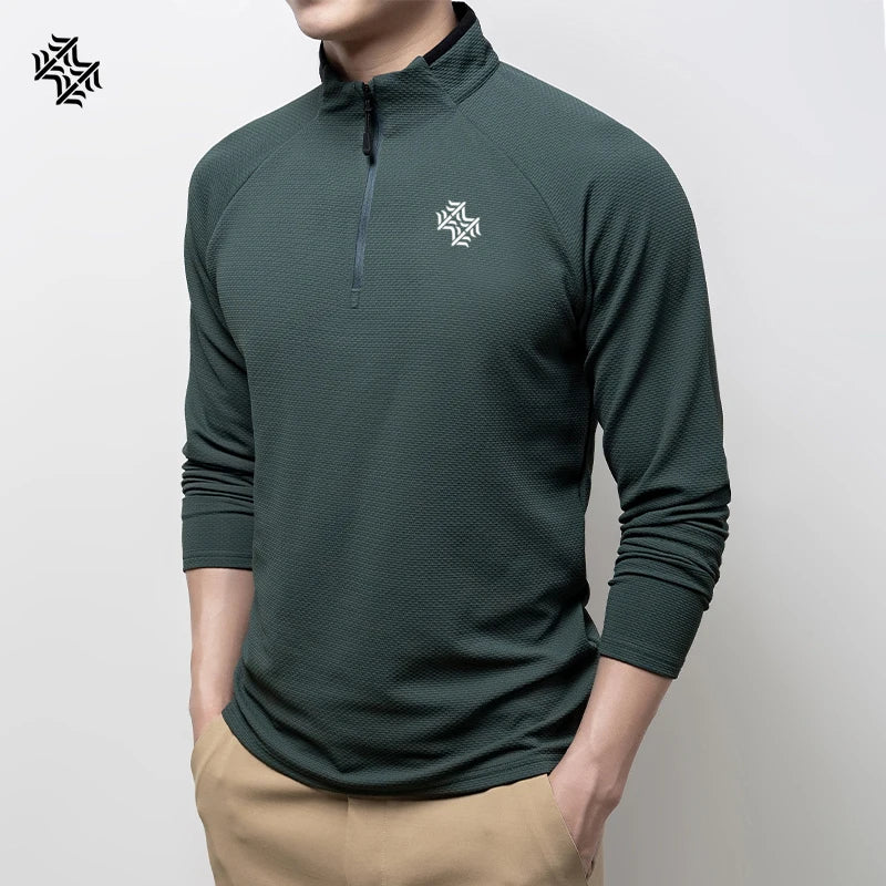 تي شيرتات SBWL عالية الجودة للرجال/النساء للخريف/الشتاء، ملابس رياضية خارجية أنيقة غير رسمية بأكمام طويلة قابلة للتنفس