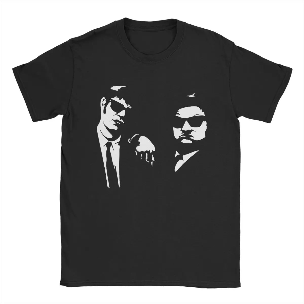 تي شيرت رجالي من The Blues Brothers تي شيرت جديد بأكمام قصيرة ورقبة دائرية 100% قطن مطبوع ملابس