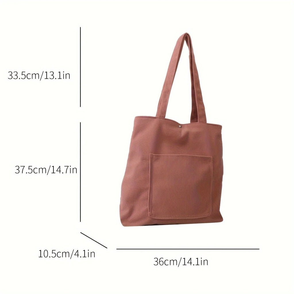 حقائب كتف نسائية من قماش مخملي كبير الحجم مزودة بإبزيم وحقيبة تسوق كاجوال أنيقة للتنقل