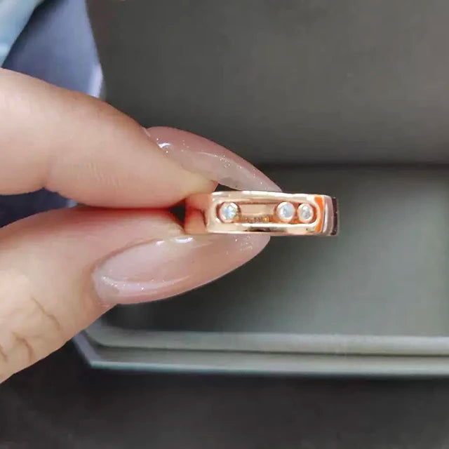 خاتم زواج رومانسي فاخر من الفضة الإسترلينية عيار 925 للنساء. مجوهرات خطوبة فاخرة، إكسسوارات، هدايا للمناسبات.