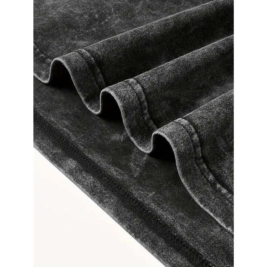 تي شيرت مغسول Eat Your Protein، ملابس قطنية 100%، قمصان بأكمام قصيرة، تي شيرت Hiphop Street، تي شيرت مغسول، تي شيرت صيفي، تي شيرت كاجوال