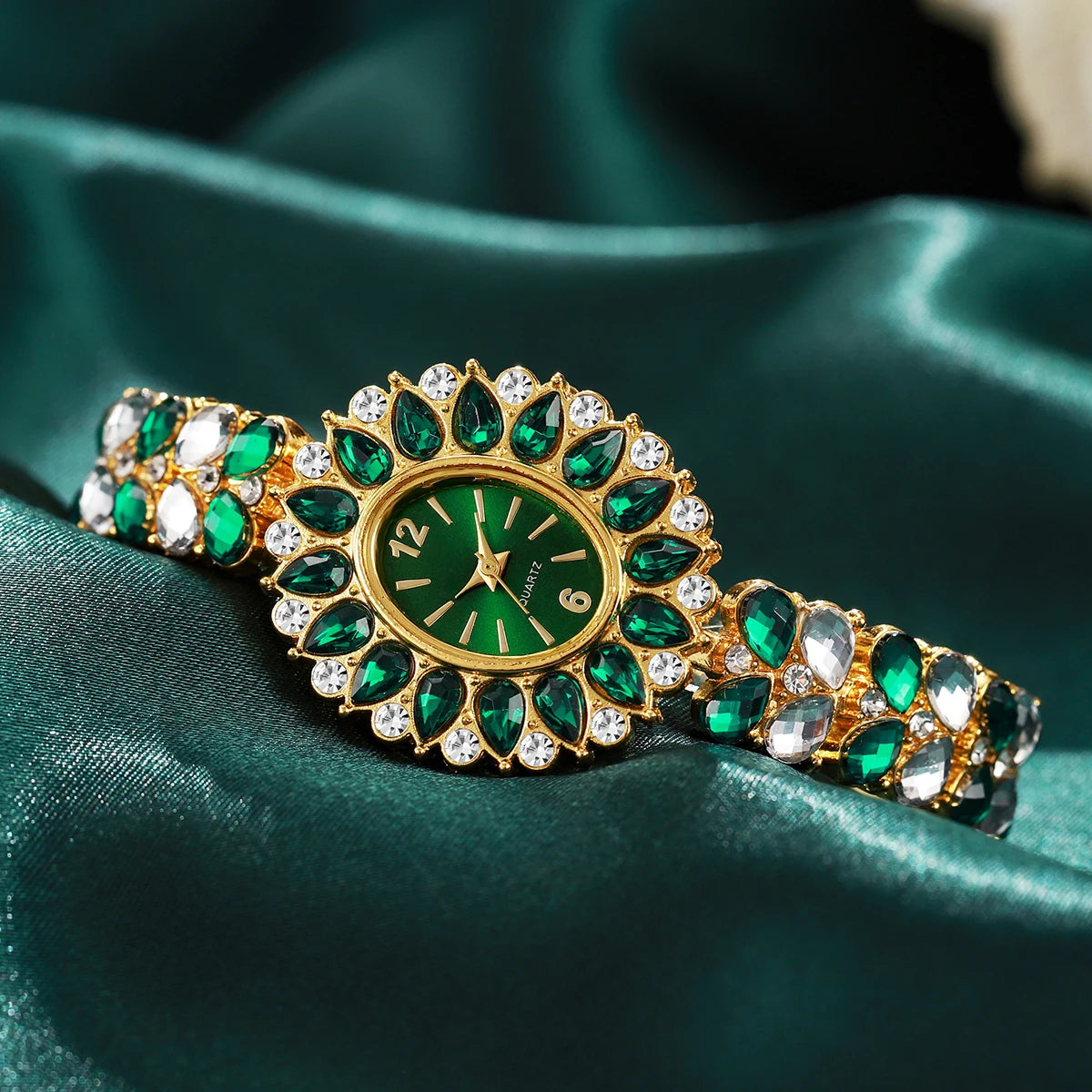ساعات نسائية فاخرة مرصعة بأحجار الراين، سوار أنيق، ساعة يد كوارتز نسائية، ساعة للبنات، ساعة نسائية