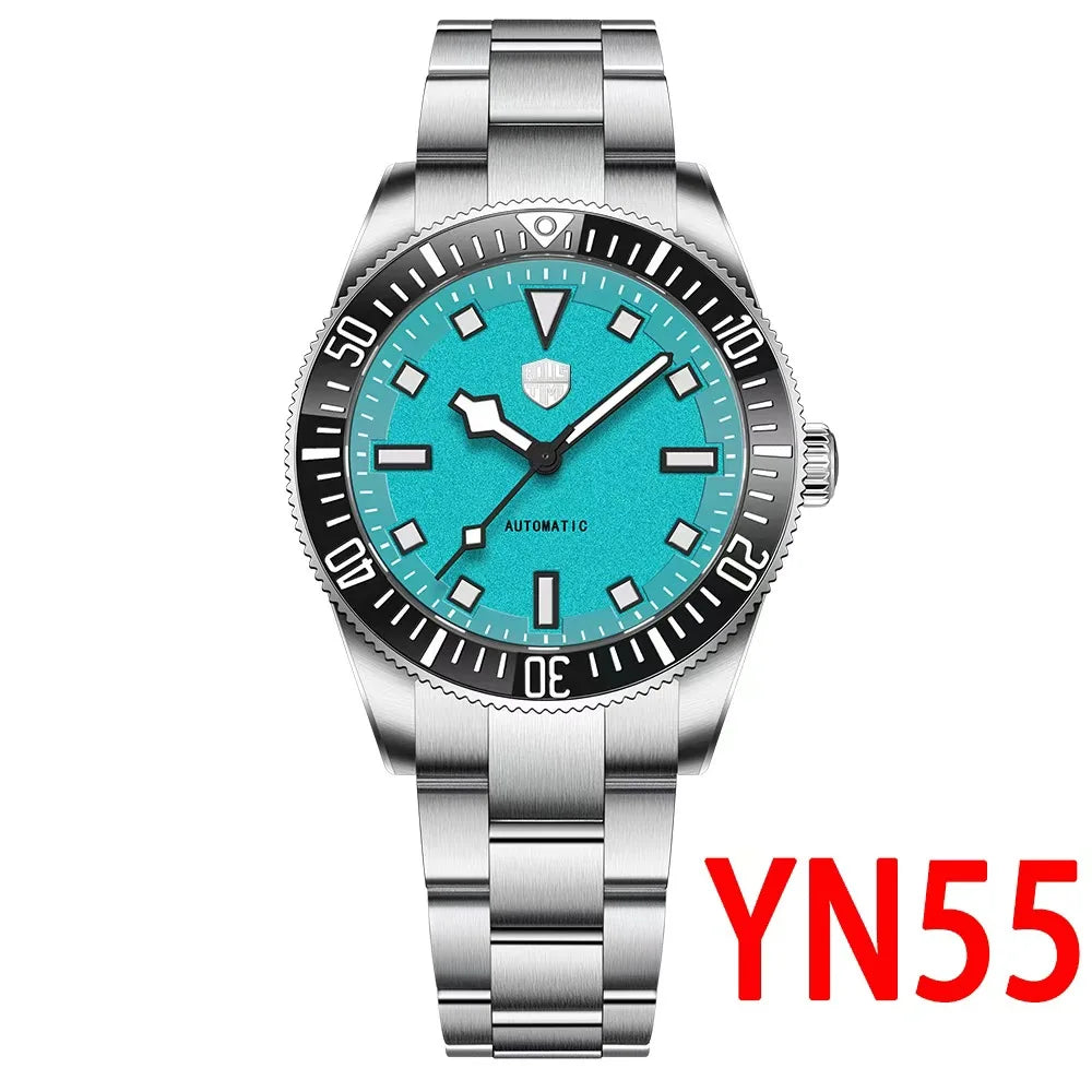 ساعة رولستمي الرجالية الجديدة لعام 2025 ساعة ميكانيكية أوتوماتيكية فاخرة للرجال NH35 ساعة رجالية من الفولاذ المقاوم للصدأ ومرآة من الياقوت المضيء