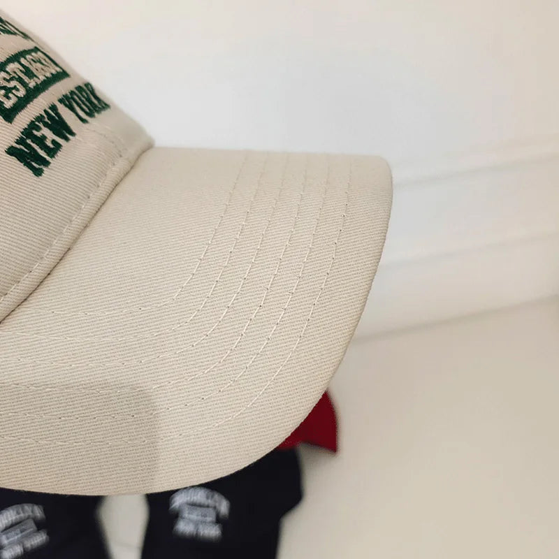 قبعة بيسبول مطرزة بأحرف من القطن الناعم للنساء والرجال لممارسة الرياضة في الهواء الطلق، قبعات واقية من الشمس بحافة منحنية للجنسين، قبعات هيب هوب للأب