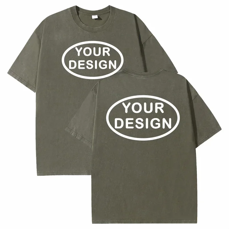 تي شيرت رجالي مخصص بشعار فريق الهيب هوب ستريت مصنوع من القطن الخالص 230 جرام، بقصّة فضفاضة، مطبوع عليه درجة حرارة عالية، مصنوع من تي شيرت مخصص