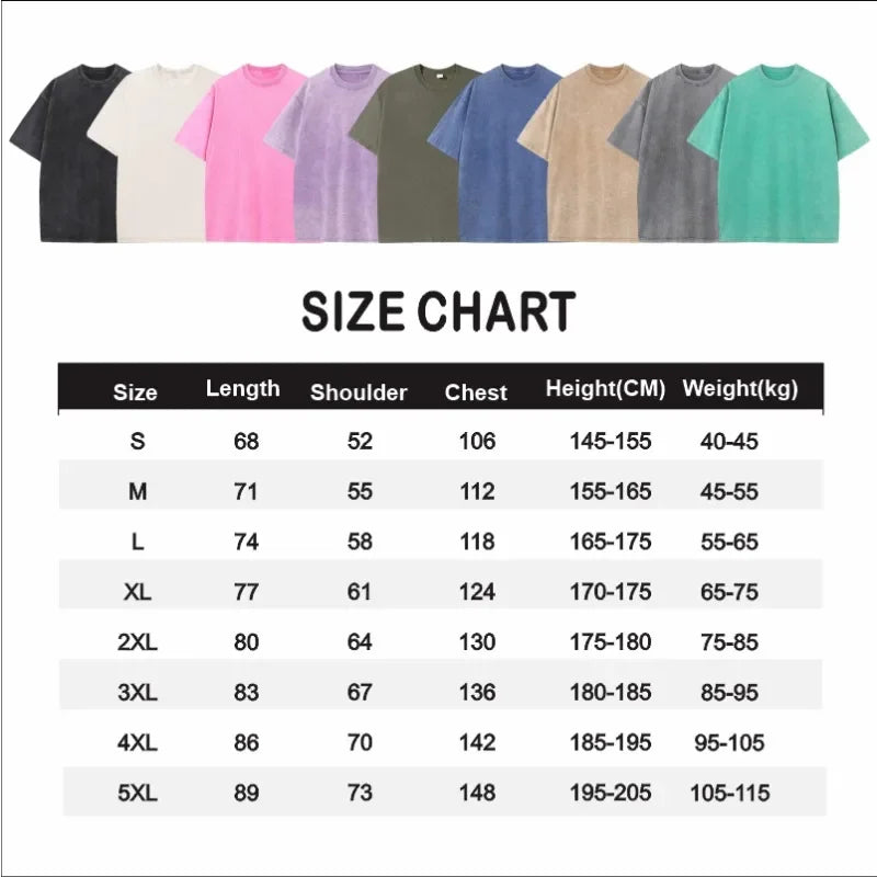 تي شيرت رجالي مخصص بشعار فريق الهيب هوب ستريت مصنوع من القطن الخالص 230 جرام، بقصّة فضفاضة، مطبوع عليه درجة حرارة عالية، مصنوع من تي شيرت مخصص