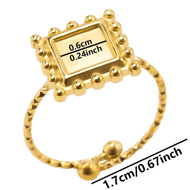 5 قطع من الخواتم الرقيقة المصنوعة من الفولاذ المقاوم للصدأ، إكسسوارات مجوهرات نسائية، خواتم مفاصل الأصابع، هدية مجوهرات عصرية للفتيات، لا يتغير لونها أبدًا