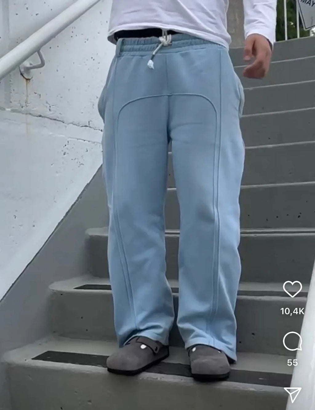 بنطلون واسع الساقين مستقيم متعدد الاستخدامات، مستوحى من أزياء الشارع والهيب هوب والقوطي والهاراجوكو لعام 2025، للرجال والنساء، بتصميم أمريكي كلاسيكي مستوحى من موضة الألفية الجديدة.