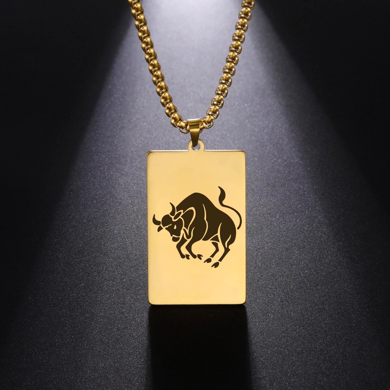 قلادة على شكل صندوق من 12 برجًا للرجال، مصنوعة من الفولاذ المقاوم للصدأ، بتصميم يوناني قديم، مكونة من 12 برجًا، هدايا