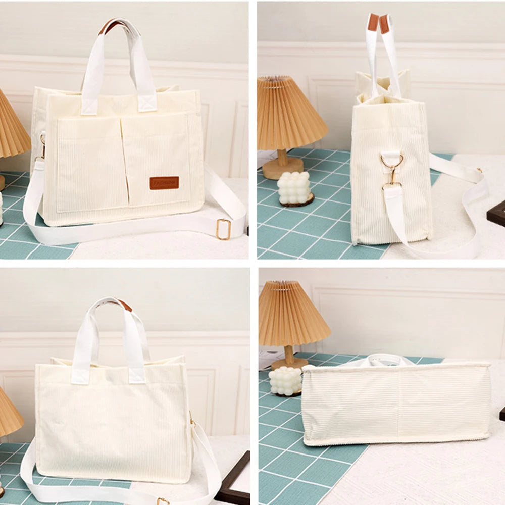 حقيبة يد نسائية، حقيبة كتف قماشية عصرية جديدة ذات سعة كبيرة، حقيبة كروس بودي، حقيبة تنقل zwq